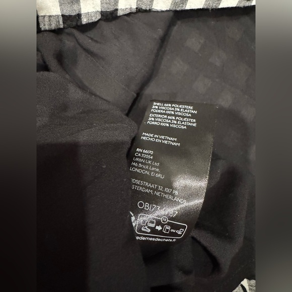 Anthropologie Maeve Apron-Style Gingham Mini Dress - Picture 8 of 8